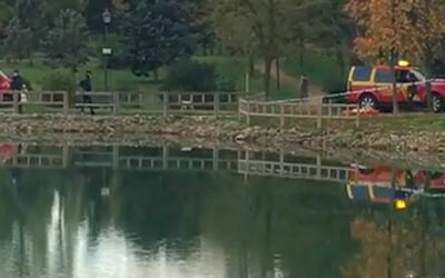 Aparece un cadáver en el lago del Parque de las Cruces en Aluche