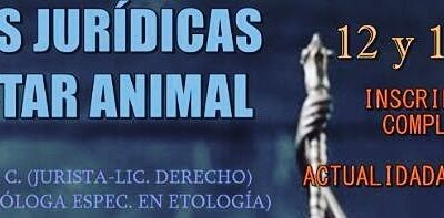 I JORNADAS JURÍDICAS DE BIENESTAR ANIMAL EN ALUCHE